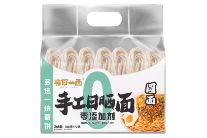 Round Noodles 有你一面手工日晒面圆面 410GM（VIP会员价：RM8.80）